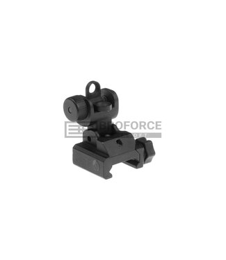 APS Folding Battle Sight Rear - Black