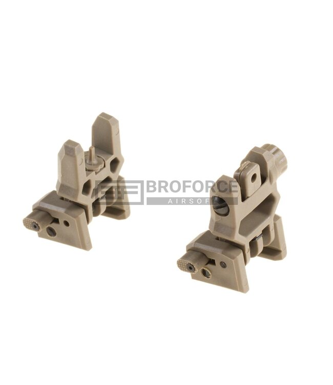 FMA Gen 3 Flip-Up Sights - Dark Earth