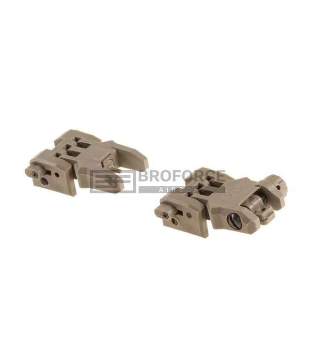 FMA Gen 3 Flip-Up Sights - Dark Earth