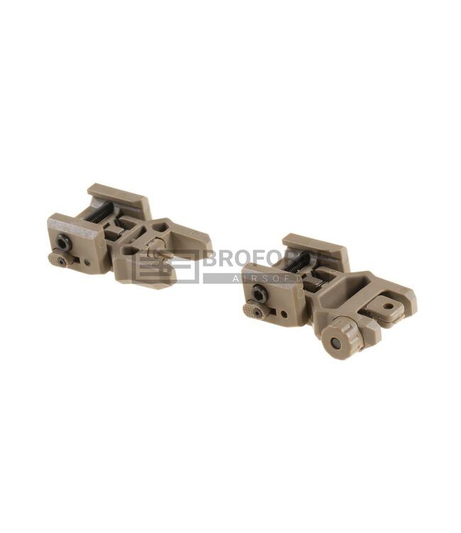 FMA Gen 3 Flip-Up Sights - Dark Earth