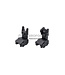 DLG Tactical High Profile Folding Sights Set - Black
