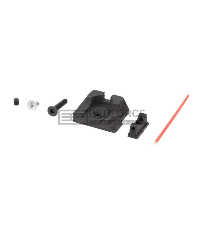 PTS Syndicate PTS ZEV Combat Sight Front & Rear for Glock - Black