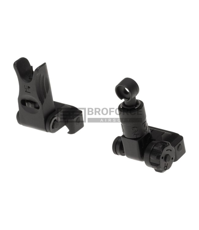Ares 600M Flip-Up Sights - Black