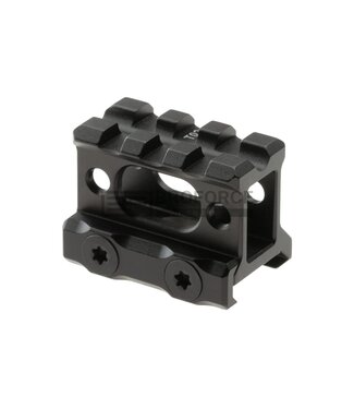 Leapers Universal Super Slim Riser Mount 3 Slot 1.00' - Black