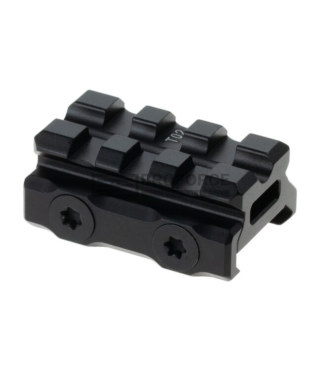 Leapers Universal Super Slim Riser Mount 3 Slot 0.50' - Black