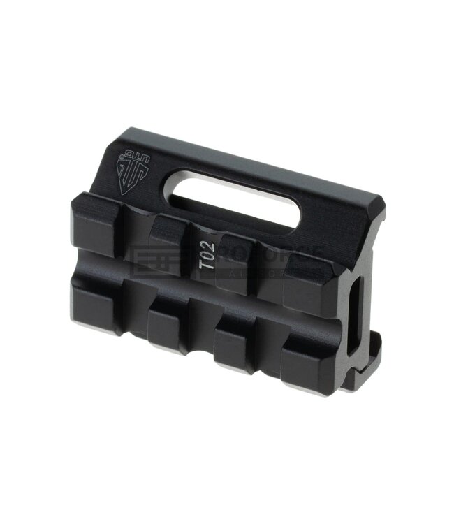 Leapers Universal Super Slim Riser Mount 3 Slot 0.50' - Black