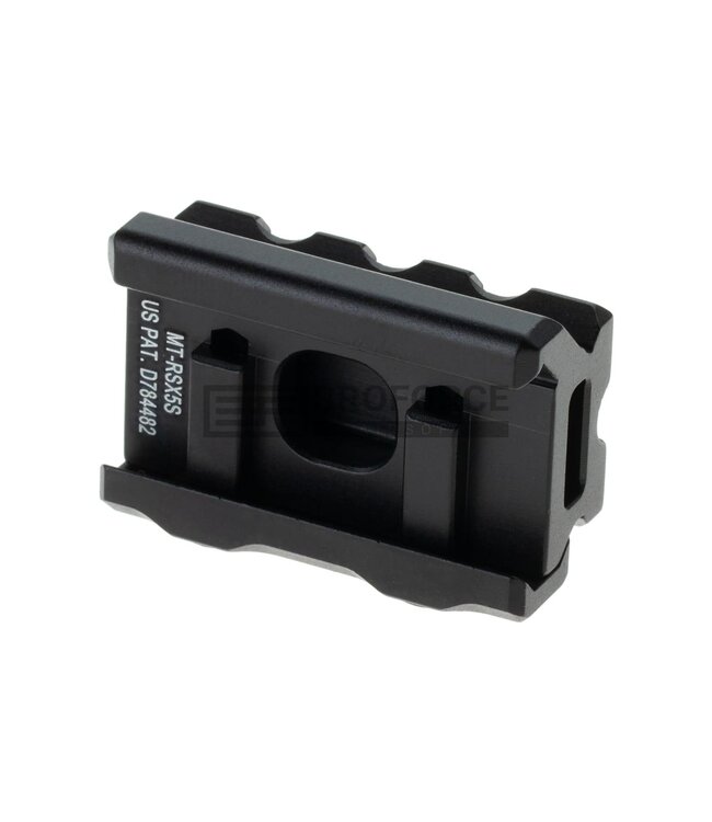 Leapers Universal Super Slim Riser Mount 3 Slot 0.50' - Black