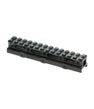 Leapers Universal Super Slim Riser Mount 13 Slot 0.75' - Black