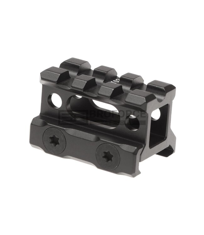 Leapers Universal Super Slim Riser Mount 3 Slot 0.83' - Black