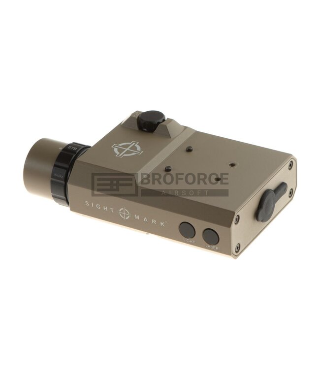 Sightmark LoPro Combo Flashlight VIS/IR and Green Laser - Dark Earth