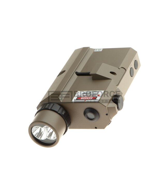 Sightmark LoPro Combo Flashlight VIS/IR and Green Laser - Dark Earth