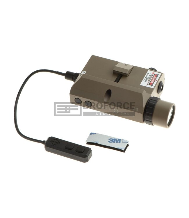 Sightmark LoPro Combo Flashlight VIS/IR and Green Laser - Dark Earth