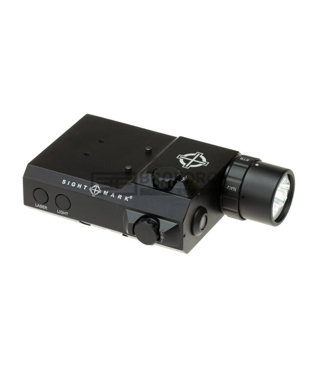 Sightmark LoPro Combo Flashlight VIS/IR and Green Laser - Black