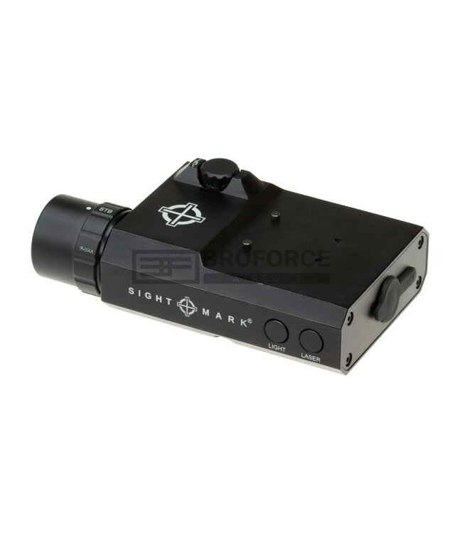 Sightmark LoPro Combo Flashlight VIS/IR and Green Laser - Black