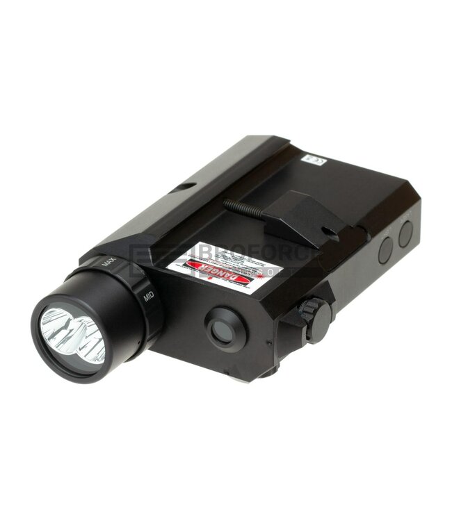 Sightmark LoPro Combo Flashlight VIS/IR and Green Laser - Black