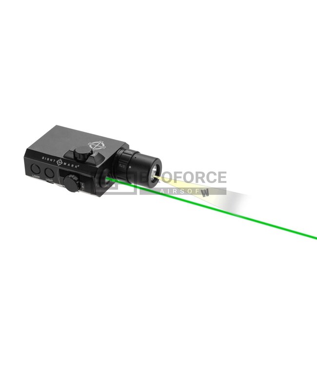 Sightmark LoPro Mini Combo Flashlight and Green Laser - Black