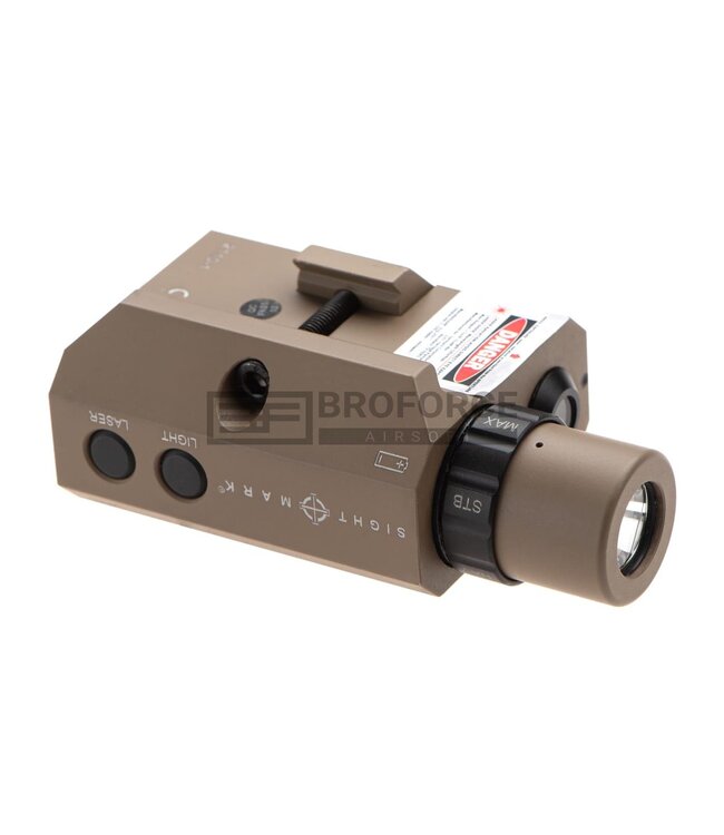 Sightmark LoPro Mini Combo Flashlight and Green Laser - Dark Earth