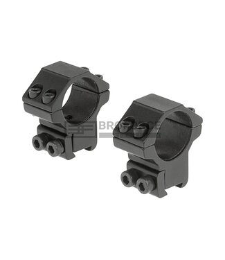 Leapers 25.4mm Airgun Mount Ring Medium - Black