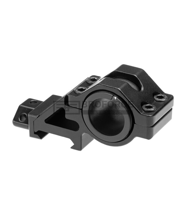 Leapers 25.4mm Angled Offset Low Profile Ring Mount - Black