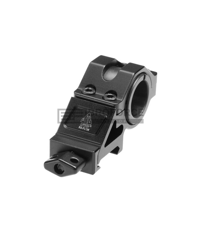 Leapers 25.4mm Angled Offset Low Profile Ring Mount - Black