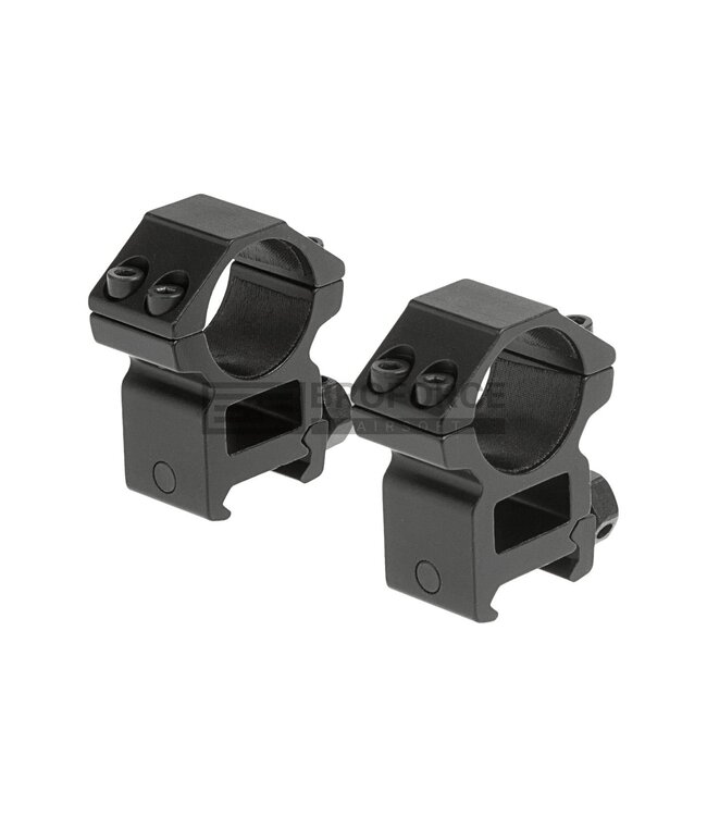 Leapers 25.4mm Mount Rings High - Black