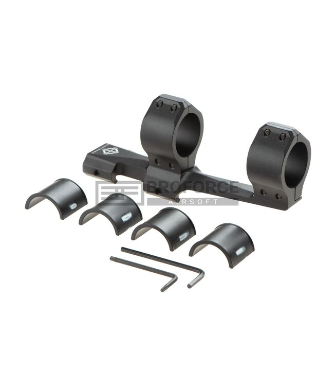 Sightmark 30mm / 25.4mm Tactical Fixed Cantilever Mount - Black