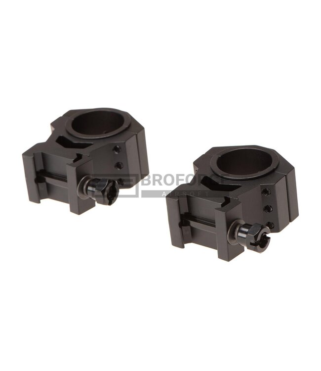 Sightmark 30mm / 25.4mm Tactical Mounting Rings - High Height - Black