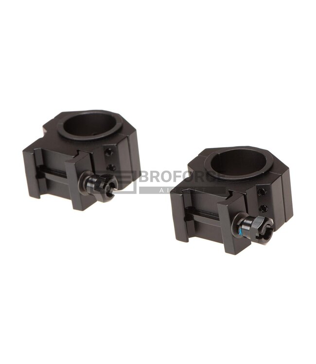 Sightmark 30mm / 25.4mm Tactical Mounting Rings - Medium Height - Black
