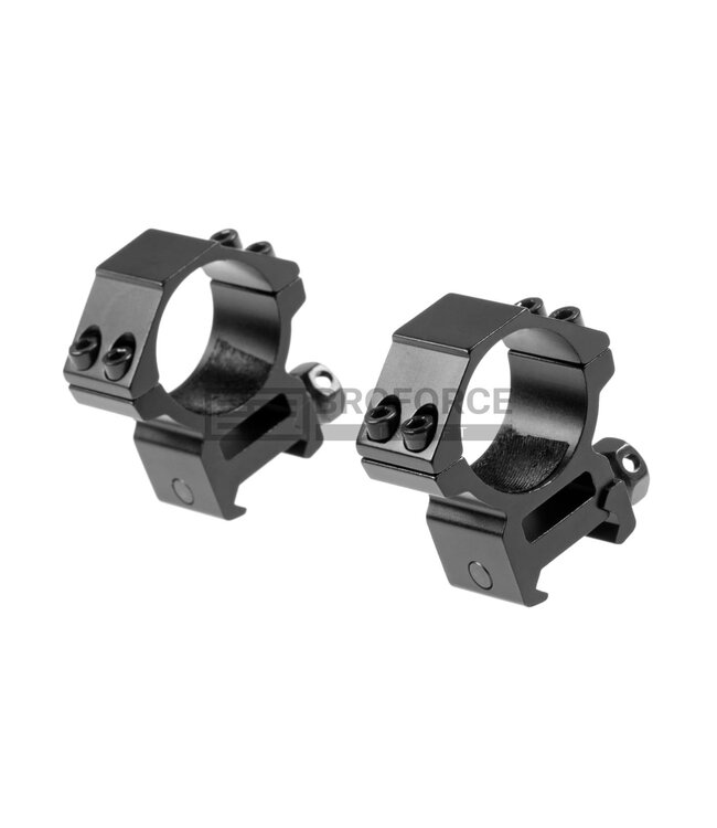 Pirate Arms 30mm Medium Type Mount Rings - Black