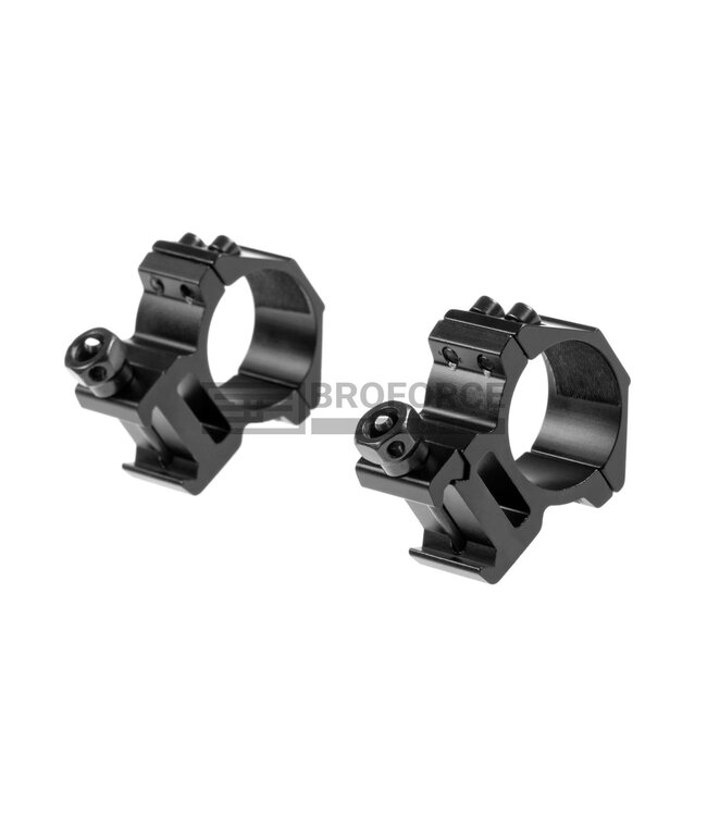 Pirate Arms 30mm Medium Type Mount Rings - Black