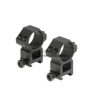 Leapers 30mm Mount Rings High - Black