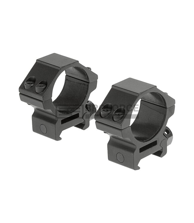Leapers 30mm Mount Rings Low - Black