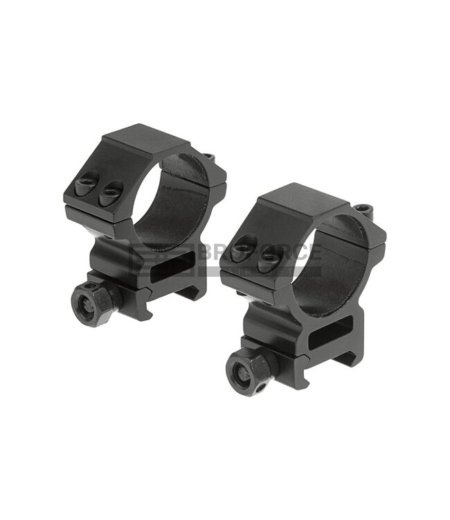 Leapers 30mm Mount Rings Medium - Black