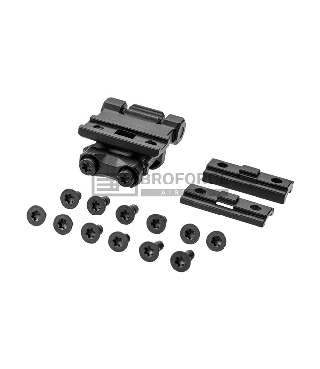 Primary Arms Flip To Side Magnifier Mount - 2 Bolt Interface - Black