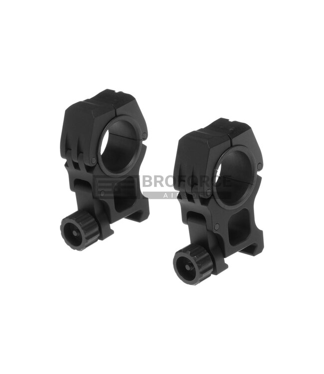 Aim-O M10 Mount Rings 25.4mm / 30mm - Black