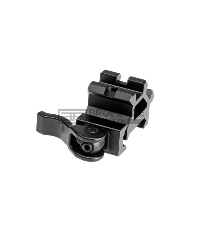 Leapers QD Angle Mount Double Rail 1-Slot - Black