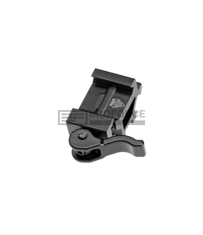 Leapers QD Angle Mount Double Rail 1-Slot - Black