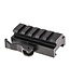 Aim-O QD Riser 5-Slot Mount - Black