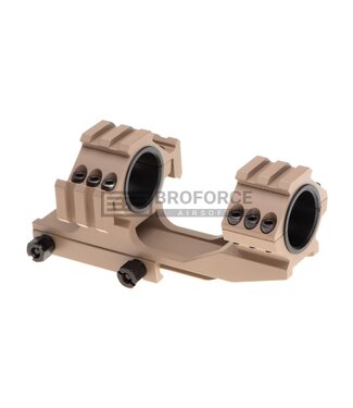 Aim-O Tri-Side Rail 25.4mm / 30mm Mount Base - Desert