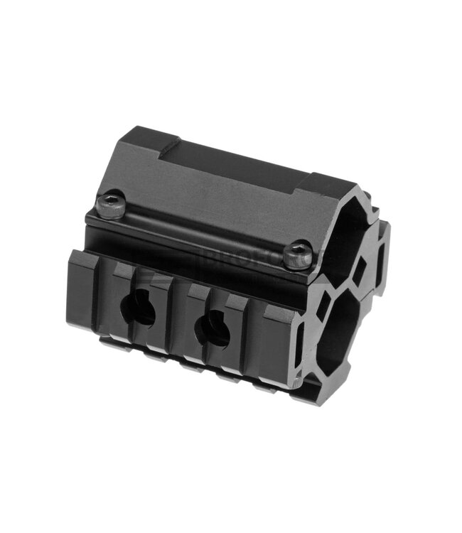 Leapers Triple Rail Shotgun Barrel Mount 5-Slot - Black