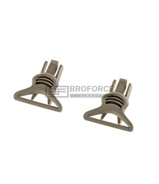 FMA Goggle Swivel Clips 36mm - Foliage Green