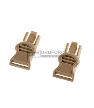 FMA Goggle Swivel Clips 19mm - Dark Earth