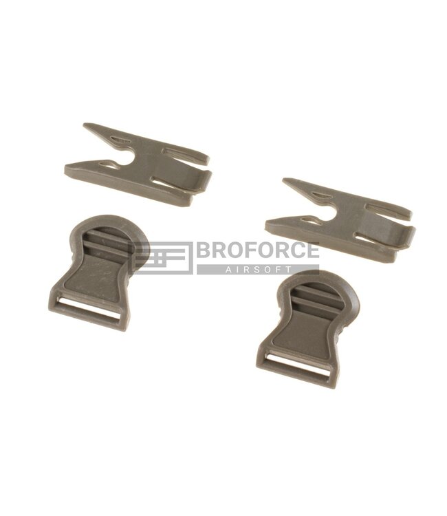 FMA Goggle Swivel Clips 19mm - Foliage Green