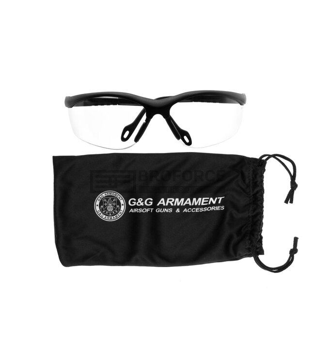 G&G Shooting Glasses Clear - Black