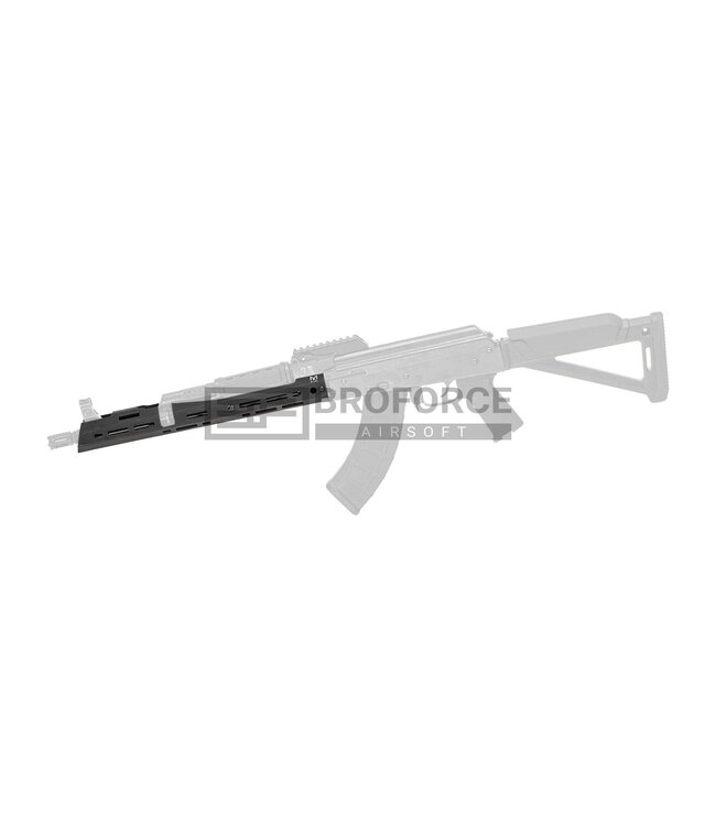 Clawgear AK47 Long Slick Handguard M-LOK - Black