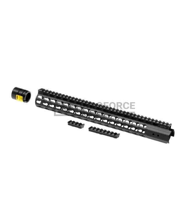 Leapers AR-15 15.3 Inch Super Slim Free Float Handguard Keymod - Black
