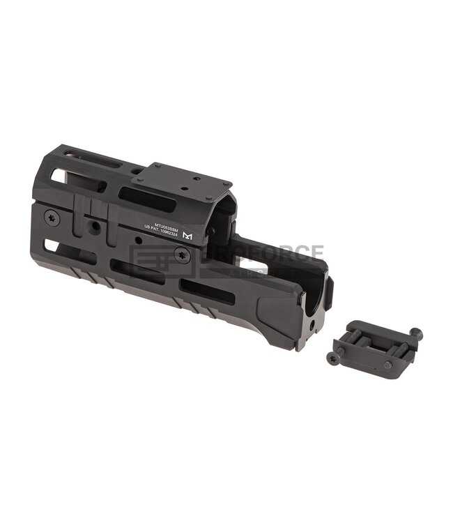Leapers AK 6 Inch Super Slim M-LOK Handguard - Black