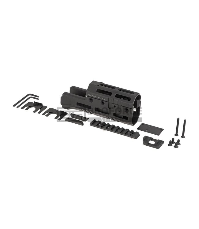Leapers AK 6 Inch Super Slim M-LOK Handguard - Black
