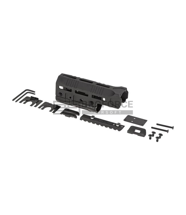 Leapers AK 6 Inch Super Slim M-LOK Handguard - Black