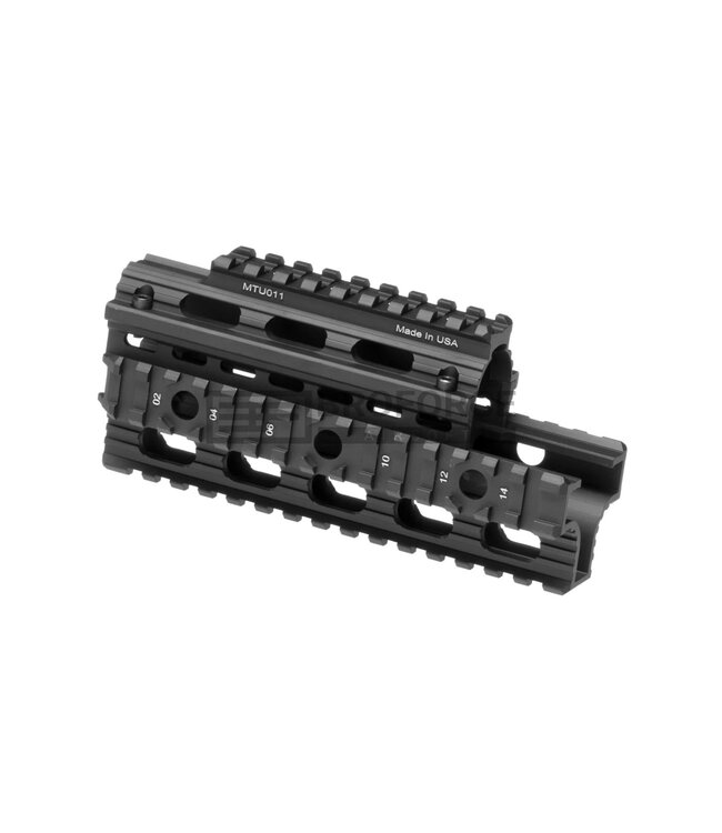 Leapers AK47 YU Quad Rail Handguard - Black